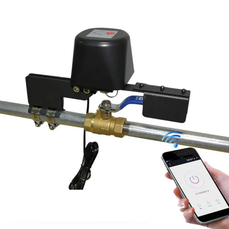 

Automatic Gas Valve Tuya Wifi Smart Valve Controller For Water And Gas Automatic Shut-off Compatible Valve Robotic Gas Valve