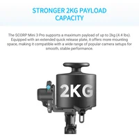 FeiyuTech SCORP Mini 3 Pro 3-in-1 Gimbal for Mirrorless, Action Cams and Smartphones with AI Tracking, 2 kg Load, 14 h Battery - Image 6
