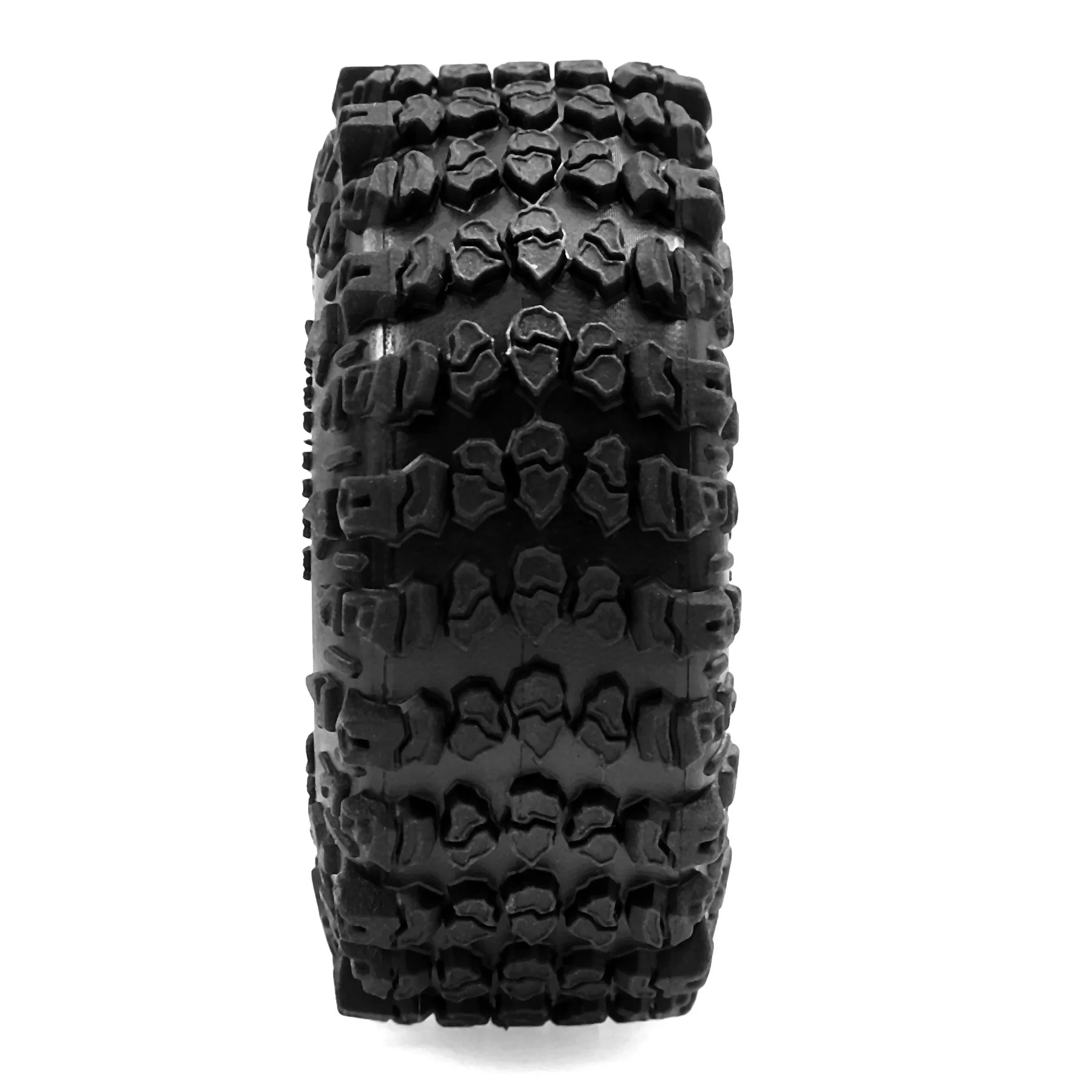 4PCS Soft Rubber Tires For AXIAL SCX24 RC Crawler - Enhanced Grip & Shock Absorbing Replacement Tyres