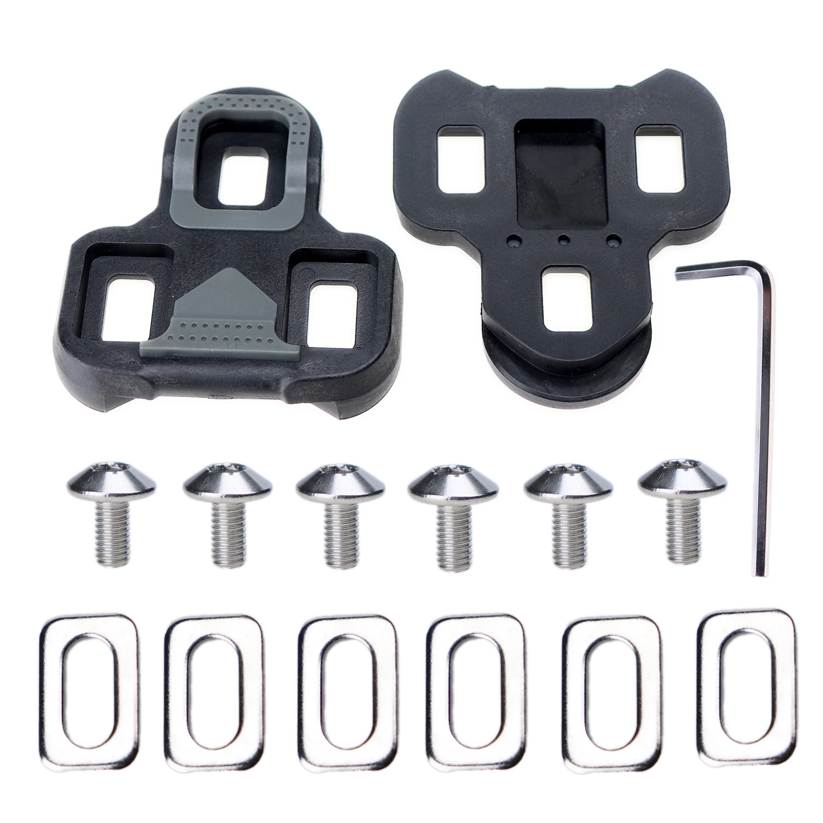 For KEO Ultralight Road Bike Locking Pedal Self-Locking Pedal Buckle Locking Plate 4.5 Degrees Bicycle Accessories