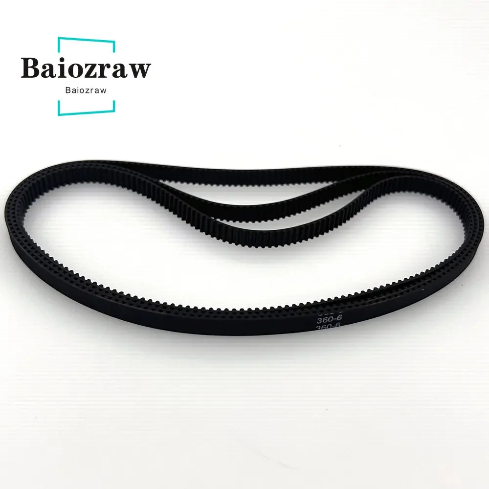 3D Printer Parts GT2 6mm Closed Loop Rubber Timing Belt 302 308 320 330 336 340 348 350mm 2GT 1pcs - 3