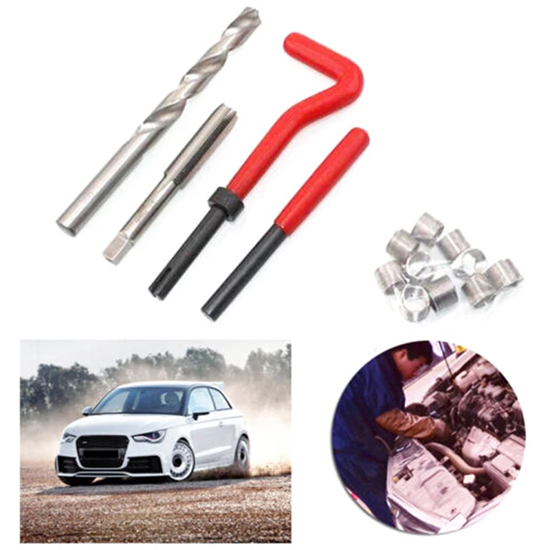 

Metric Thread Repair Insert Kit Coarse Crowbar Screw tooth repair kit M5/M6/M8 Car Pro Coil Drill Tool