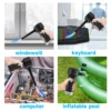 Electric Air Blower for Computer Cleaner,Cordless Air Duster,Replaces Compressed Air Can,Handy Dust for PC Keyboard Cleaning 6