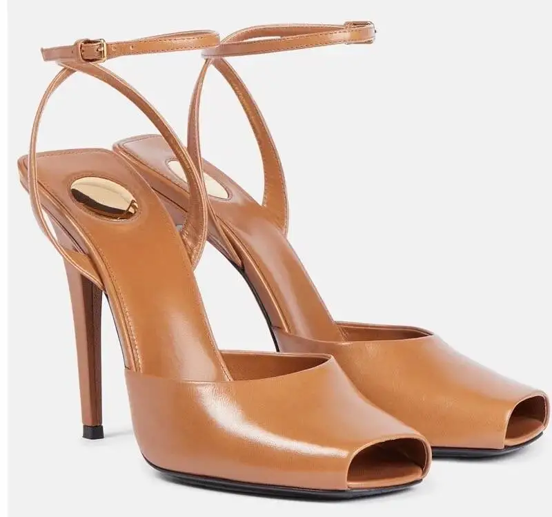 Summer Fish Mouth Stiletto Sandals for Women Party Wedding