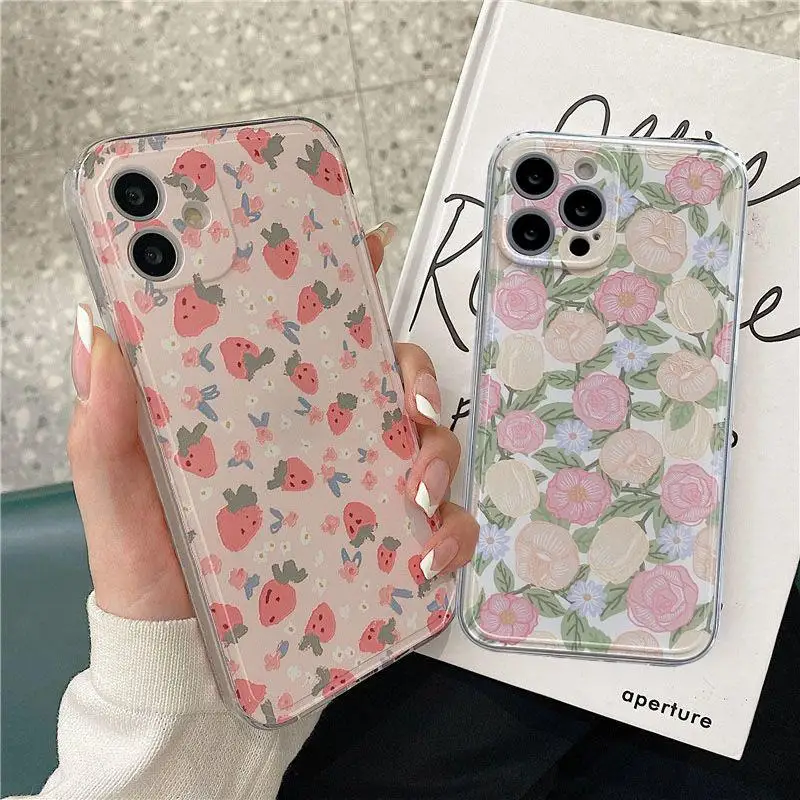 Custodia In Tpu Angel Eyes Per Huawei P40 Lite Y9 2019 Honor X7B X8B X9B Nova 5T 3I 7 Se Cover Flower Soft Clear Silicone Antiurto
