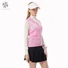 ST ANDREWS 2024 Autumn New Women's Golf Clothing Button Rabbit Velvet Knitted High Elastic Outer Vest 4