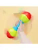 1pc random color Children Kid Percussion Toy Baby Rattle Maraca Rattles Sand Hammer Toy Plastic Sand Hammer Kids Musical Toy 1