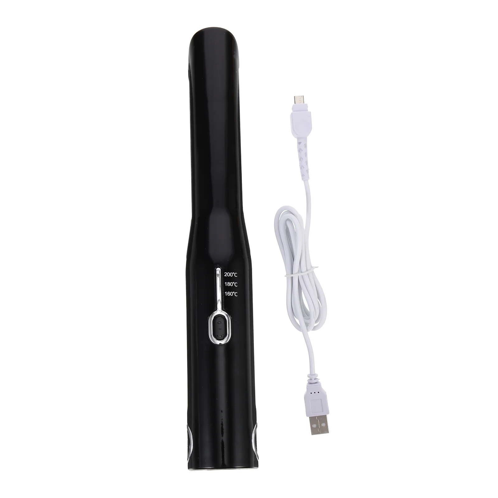 Hair Straightener Curling Iron Straightening Tool Adjustable Temperature Hairstyling Wand Abs for Travel Crimper Women