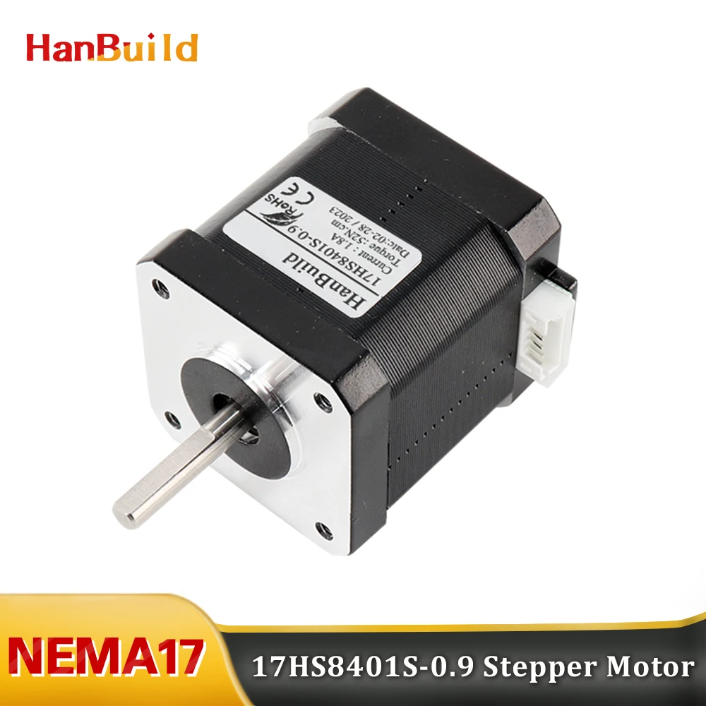

5pcs 17HS8401S for DIY 3D Printer CNC Robot Nema17 Stepper Motor 12v 42 Stepper Motor 48mm 52N.cm 4-lead Nema17 1.8A