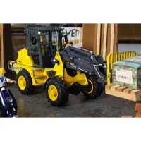 1/14 LESU RC Hydraulic Telescopic Arm Loader AT1050 Fork Lift Truck Car RTR Model Metal Construction Vehicles Light Sound Set 1