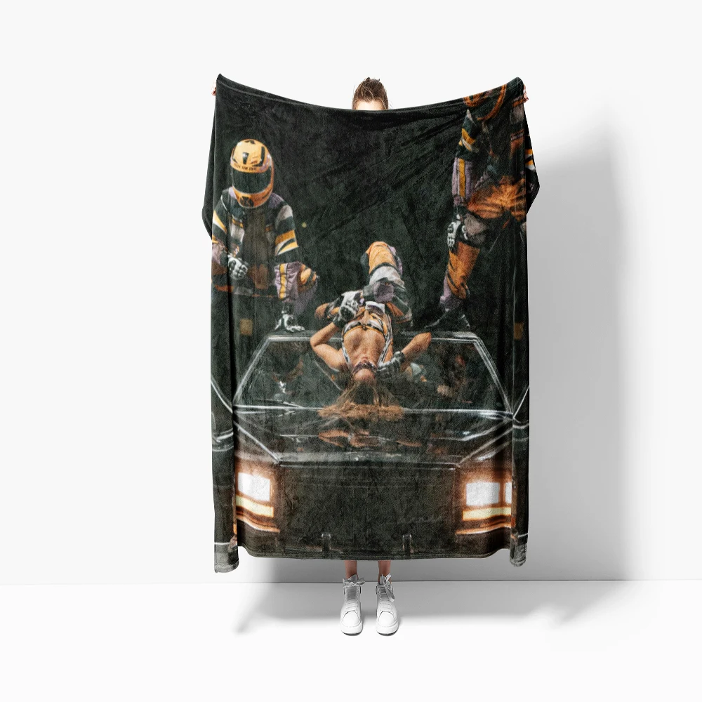 130x150cm Vintage Tate Mcraes Singer 100% Cotton Blanket Merch Home Decorative Pop Music Tour Throw Blankets Warm Fleece 6