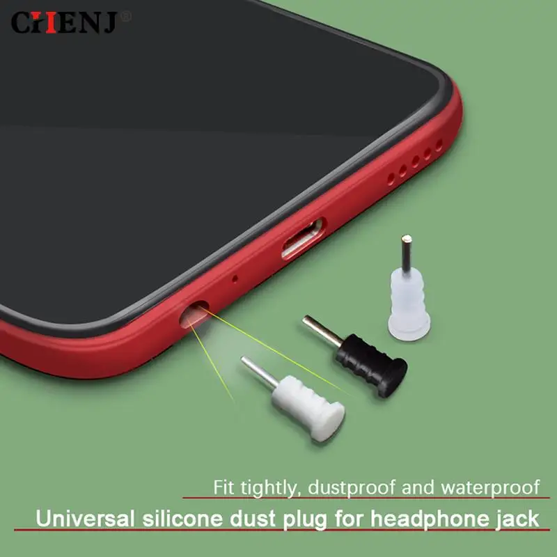Tanie 10pcss przeciwkurzowe Cap 3.5mm słuchawki wtyczka pyłu Mini uniwersalny silikonowy sklep