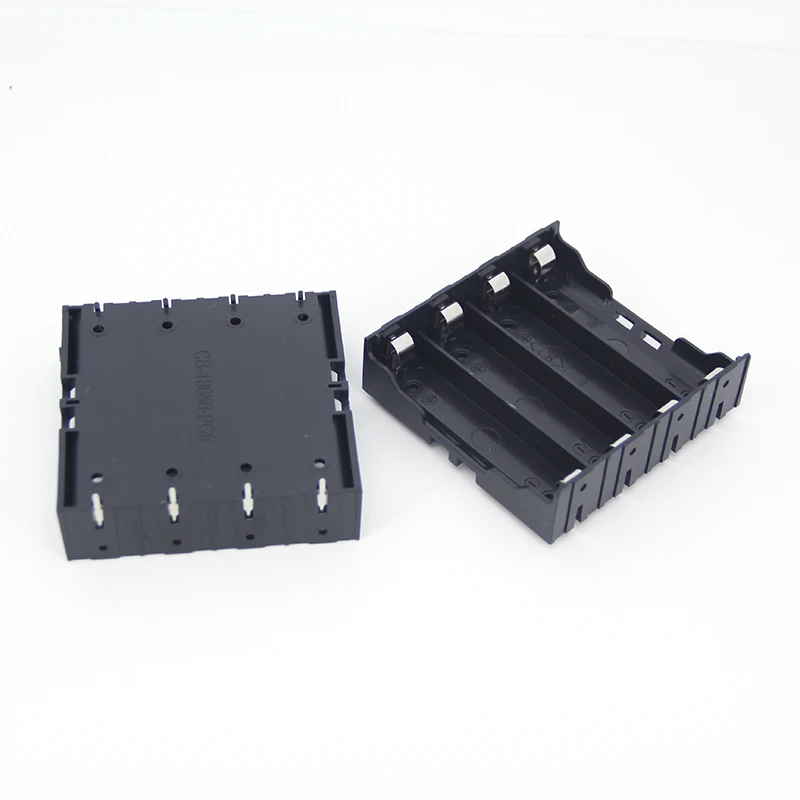 18650 Power Bank Cases 4pcs ABS 1X 2X 3X 4X Battery Holder Storage Box Case 1 2 3 4 Slot Batteries Container With Hard Pin battery storage box battery case power bank box battery holder power bank case charging treasure box battery box