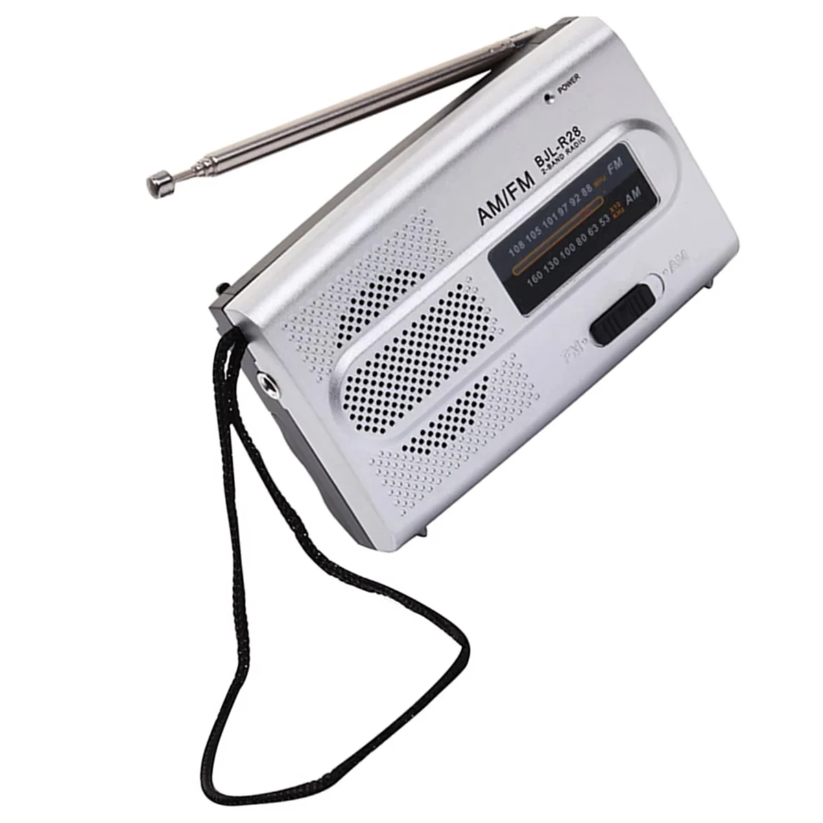A14M 디지털 레트로 라디오 메모리 기능 휴대용 AM/FM 라디오 수동 채널 검색 배터리 구동 내장 스피커