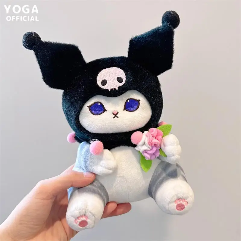 Sanrio Plush Toys Kawaii Cute Kuromi Hangyodon Anime Hello Kitty Crossdressing Mofusand Japanese Cartoon Dolls Gifts To Children