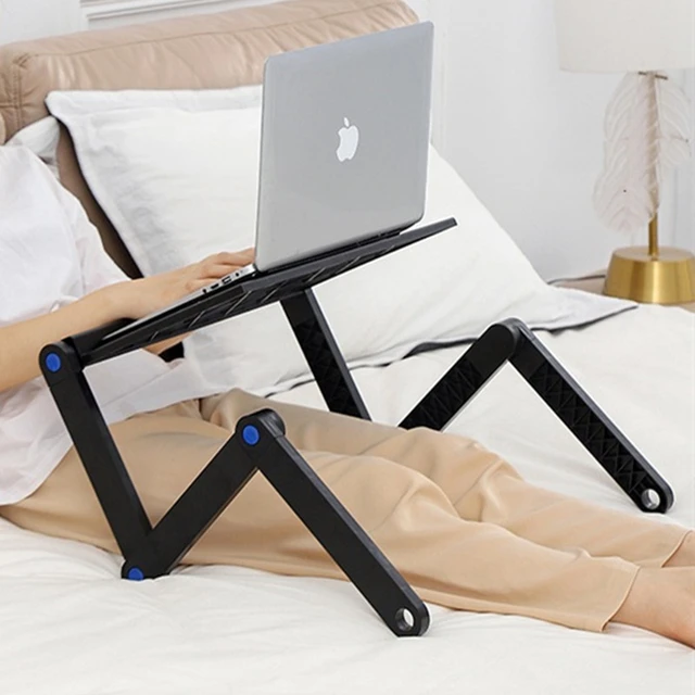 Support Pliable Pour Ordinateur Portable, Bureau Pour Chambre À Coucher, Table  D'étude, Bureau D'ordinateur Moderne - Bureaux Pour Ordinateur - AliExpress