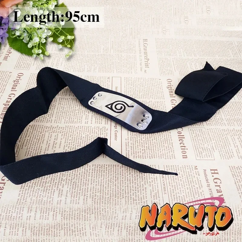 Naruto Headband Bandai Naruto Headband Cosplay Anime Akatsuki Kakashi Uchiha Sasuke Headband Logo Cosplay Costume Accessories