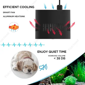 Lominie Aquarium LED Light 10 Gallon Fish Tank Light 3