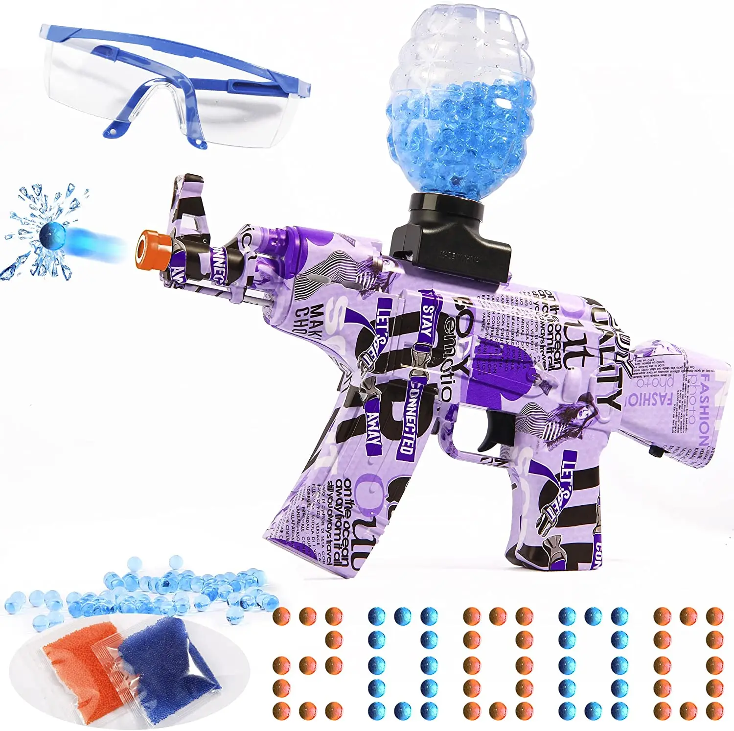 Barrett M82 electric automatic gel blaster toy for boys, Christmas gift for  kids, manual and electric 2 modes