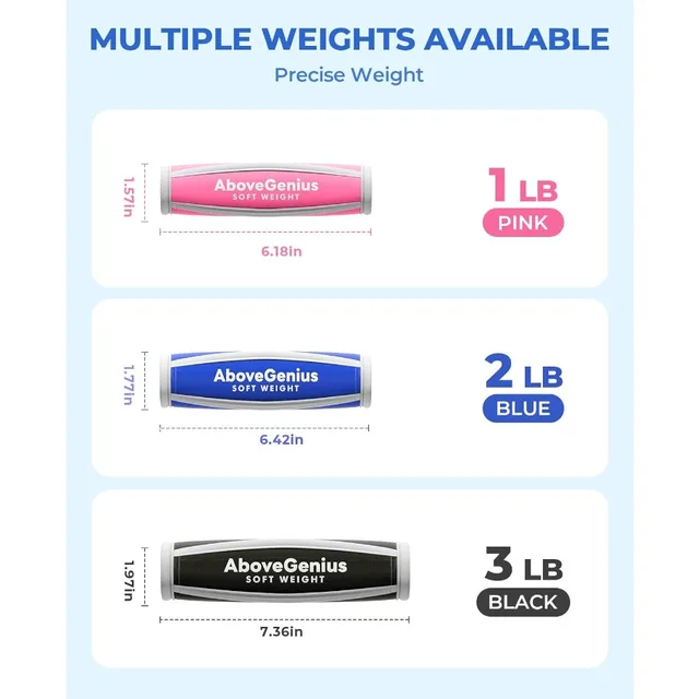 Soft Dumbbell Set with Hand Straps 6