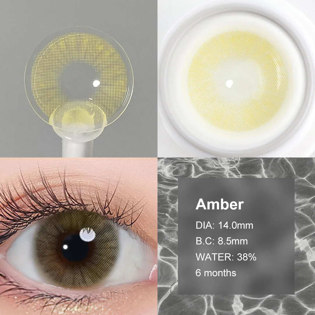 Hidrocor Prescription Natural Eye Color Cosmetic Contact Lenses