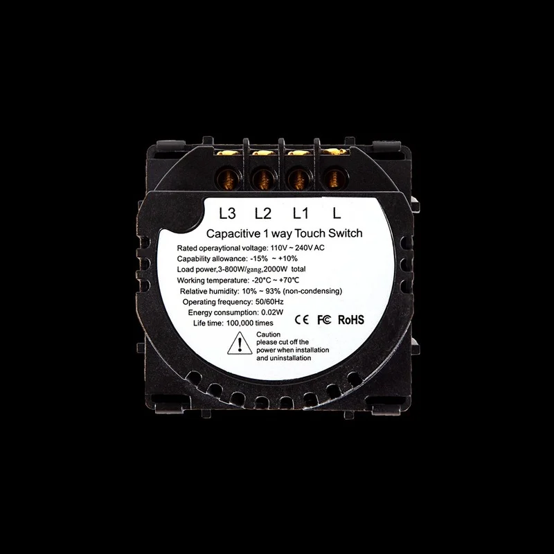 bingoelec interruptor de parede base diy parte interruptores toque base reino unido ue ru padrao melhoria casa 03