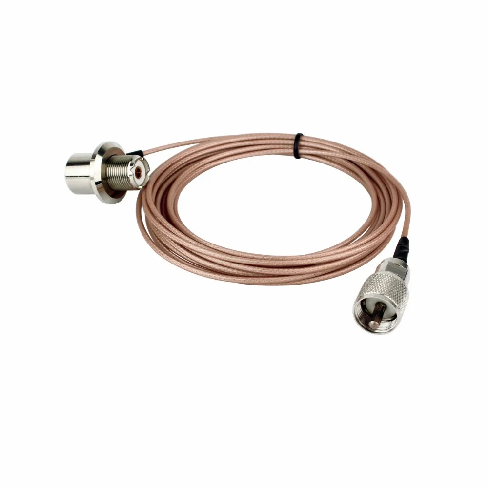NL-R3 antenna with black RB-46 Mount Bracket and 5M SC-316 Extension Cable For Car Radio Kenwood Yaesu ICOM