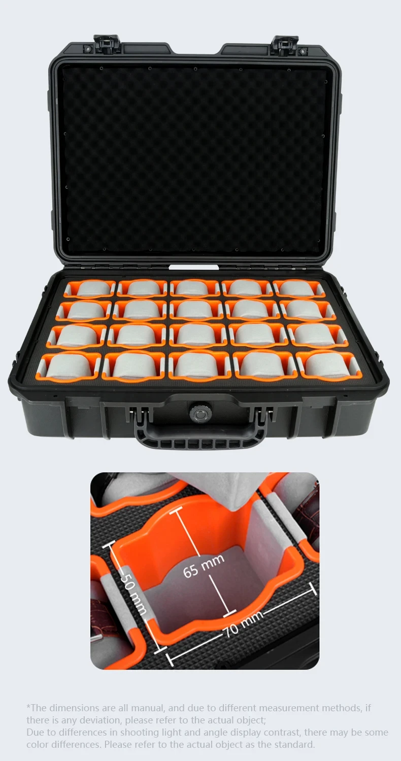 Waterproof Watch Storage Box for Men with Secure Anti-Drop Design, Portable Jewelry Dis... - SKU WSB01521 - UGI Packaging