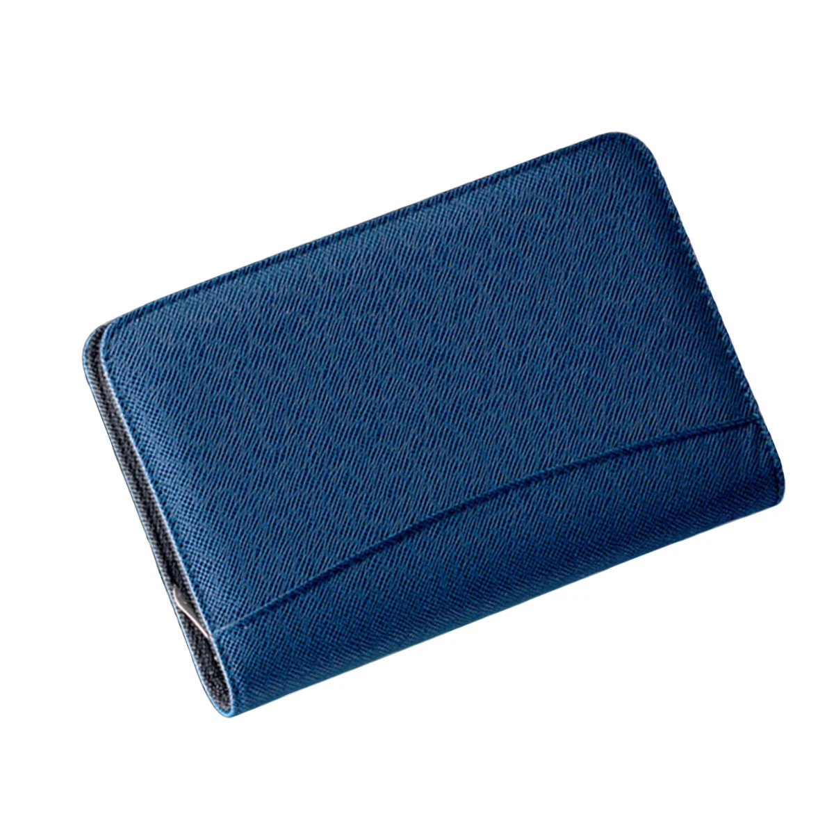 

Business Notebook with Zippered Closure Zipper Notepad Notebook with Calculator Holder for Office Home Travel Royal Blue