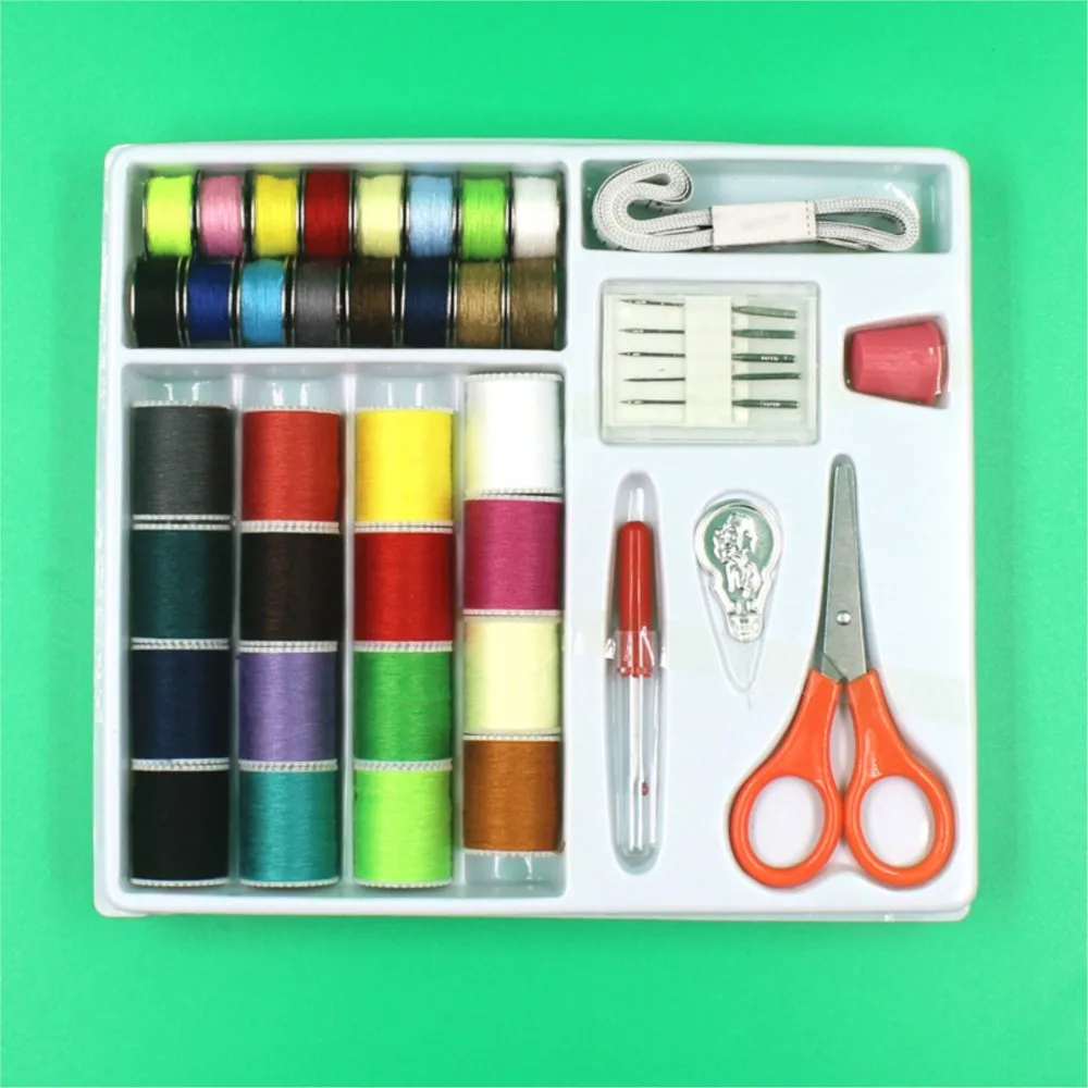 Chainho,16 Pieces Plastic Axis Home Sewing Machine Thread,16 Pieces Metal Shuttle Cores,DIY Sewing Tools Accessory,1 Pack,25SX5