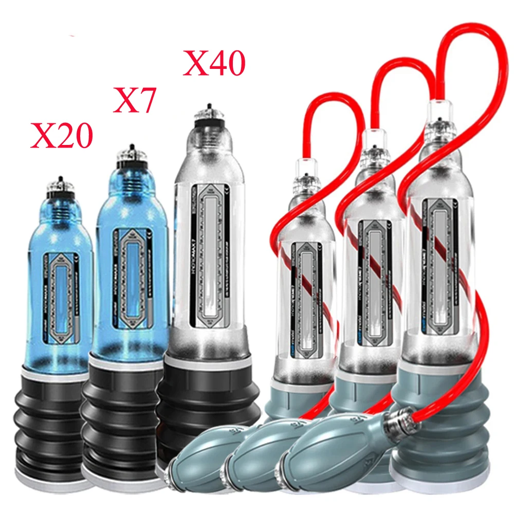 Male Penis Pump Water Vacuum Pump For Men Penis Enlargement Pump Dick Extender Cock Exercises Pump Glans Trainer Adults Sex Toys