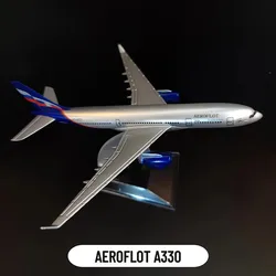 Emirates Airlines Diecast Metal Aircraft Replica - 1:400 Scale Collectible Airplane Toy (Aeroflot A320)