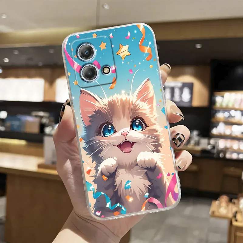 Transparent Shockproof Silicone Soft Phone Case Cover