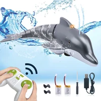 Shark Rc Dolphin whale Spray Water Toy Remote Controlled Boat ship Submarine Robots Fish Electric Toys For Kids Xmas Gifts 1