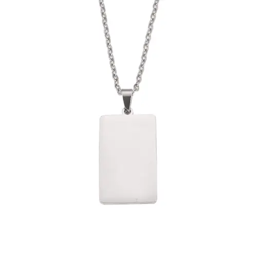 30pcs 16.5x28mm Mirror Polished Stainless Steel Necklace Blank Bar Tag Charm Stamping Pendant Necklace for Jewelry Gift Necklace - Image 7