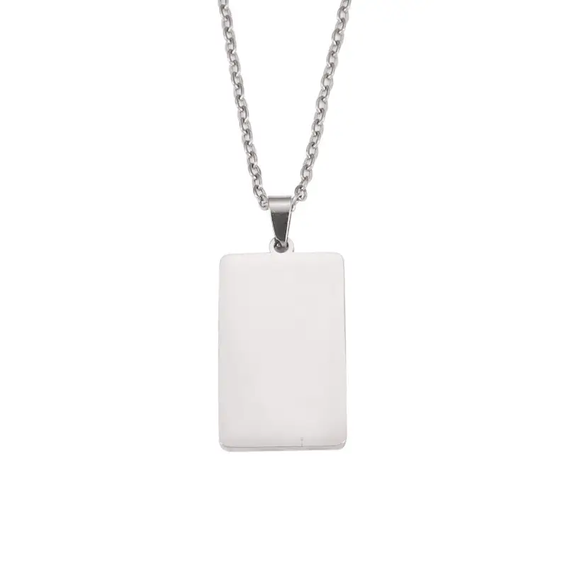 30pcs 16.5x28mm Mirror Polished Stainless Steel Necklace Blank Bar Tag Charm Stamping Pendant Necklace for Jewelry Gift Necklace - Image 7