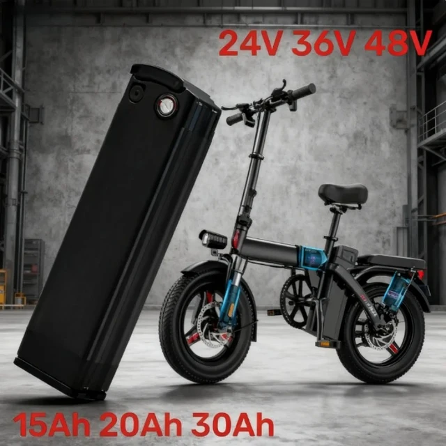 Batterie Silverfish longue portée 48V 20Ah 4PIN, Pack Lithium-Ion pour Conversion de vélo 1000W 500W, pour les déplacements en ville avec chargeur 1