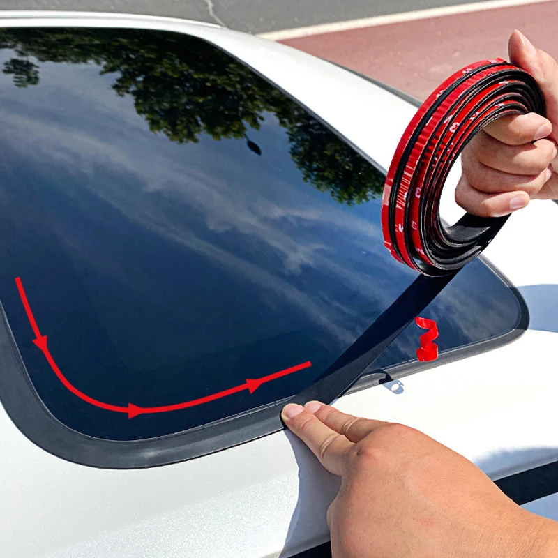 30mm Car Rubber Seal Strips Auto Seal Protector Sticker Window Edge Windshield Roof Sealing Strip Noise Insulation Accessories