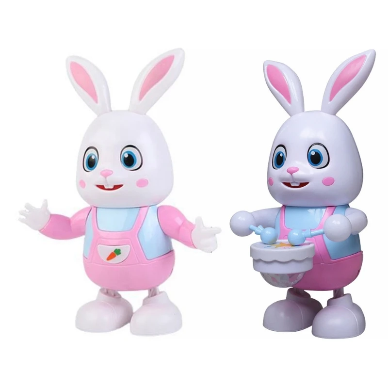 

Interesting Pet Robot Bunny Walks Dances Music Have Fun for Smart Bunny for Kids Child Baby Lighting Electronic Pet