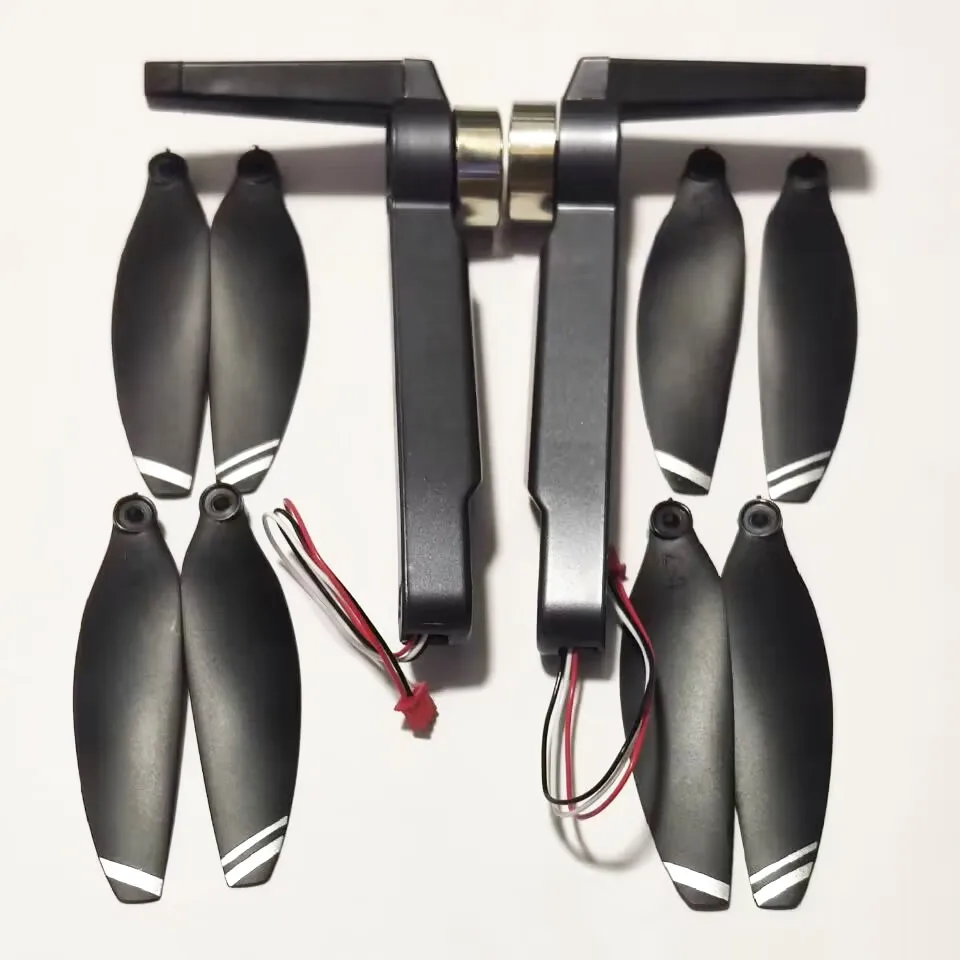 

Spare Parts Blade Accesories Propellers 8PCS + 2PCS Brushless Motor Arm A1B1 for SG107 Pro Foldable Quadcopter SG107Pro Drone
