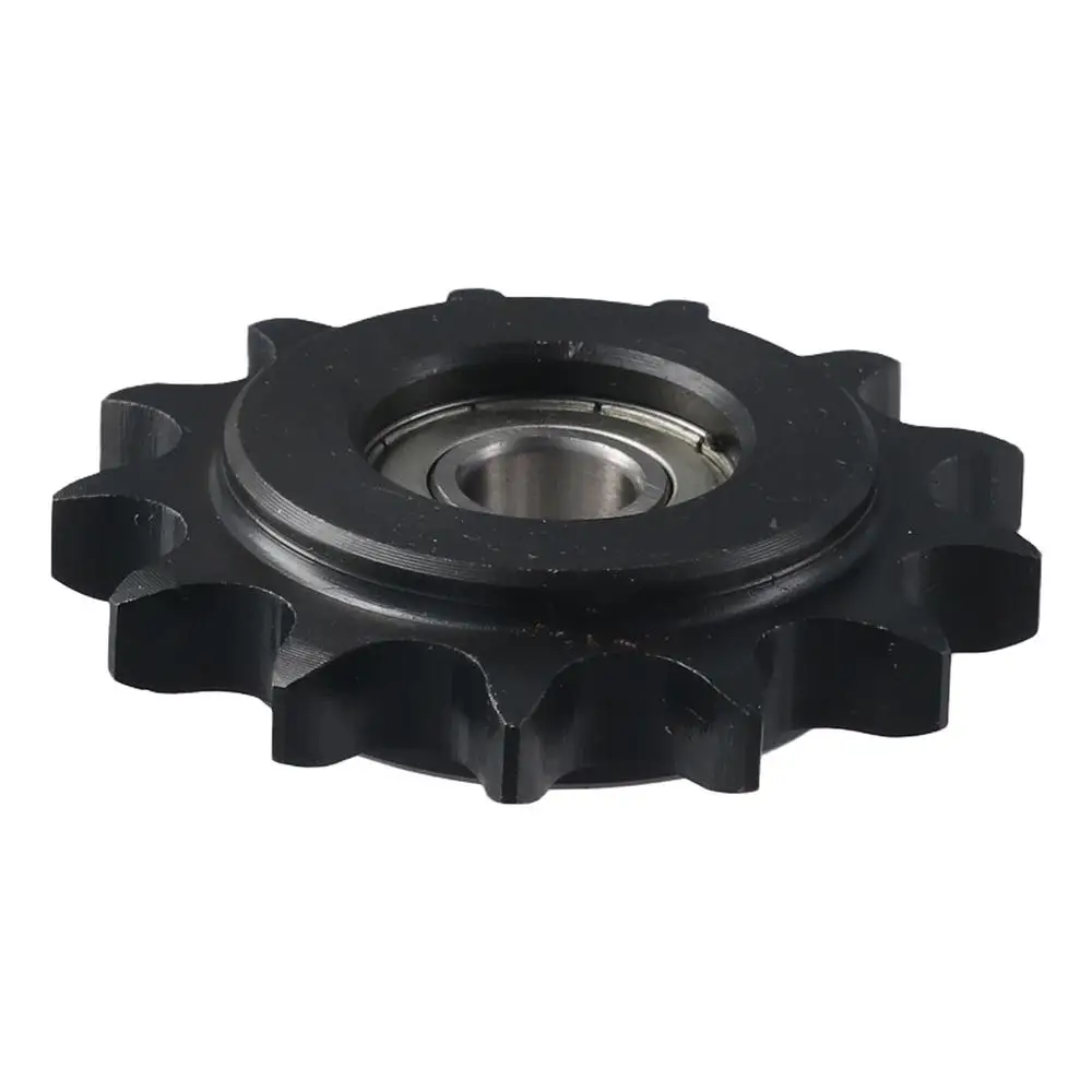 10mm Bore 1/2" Pitch Chain Idler Sprocket 13 Tooth C45 Carbon Steel Sprocket Tensioner for ISO 08B Chains