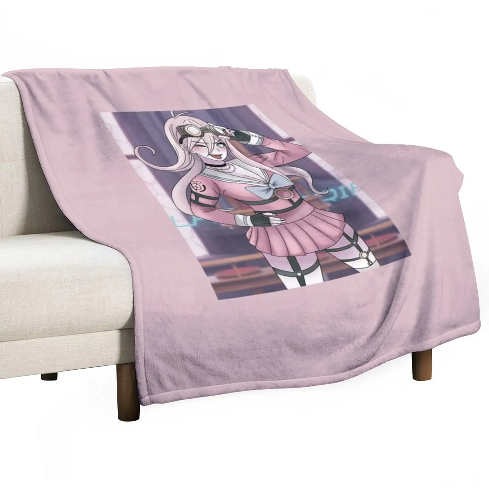 

Miu Iruma Throw Blanket Furry Blankets Blankets For Bed