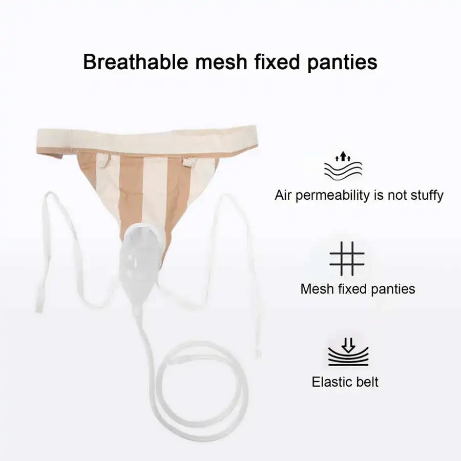 Elderly Disabled Adjustable Silicone Urine Collector Men Male Urine Catheter Bags Wearable Men Collection Drainage Bag male urine collector