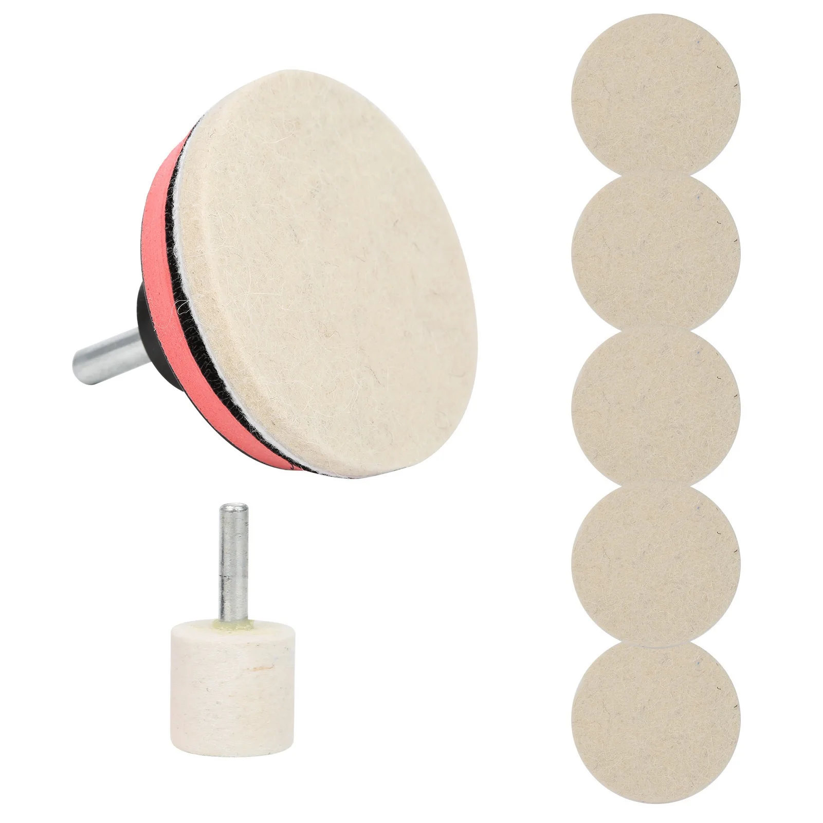 Car Windscreen Glass Scratch Remover 100g Cerium Oxide Powder Polishing Kit Wheels Set Polish Pads 5