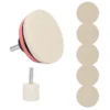 Car Windscreen Glass Scratch Remover 100g Cerium Oxide Powder Polishing Kit Wheels Set Polish Pads 5