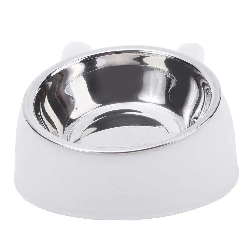 Title 6, 100ML Cat Dog Bowl 15 Degrees Raised Non Slip P...