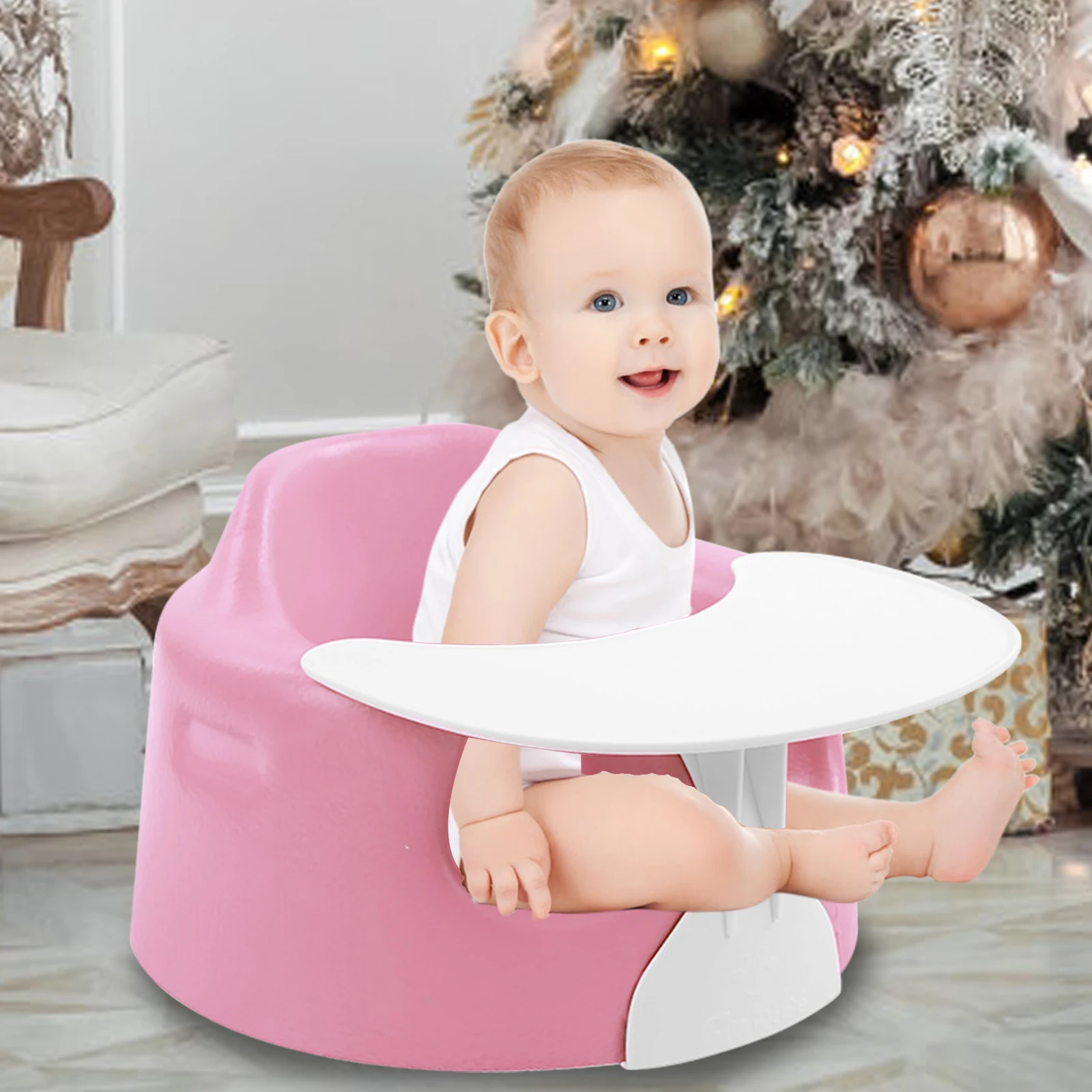 Baby Upseat Replacement Tray Booster Seat Tray Portable Infant Bumbo Play Toddler Floor Seat Feeding and Play Top