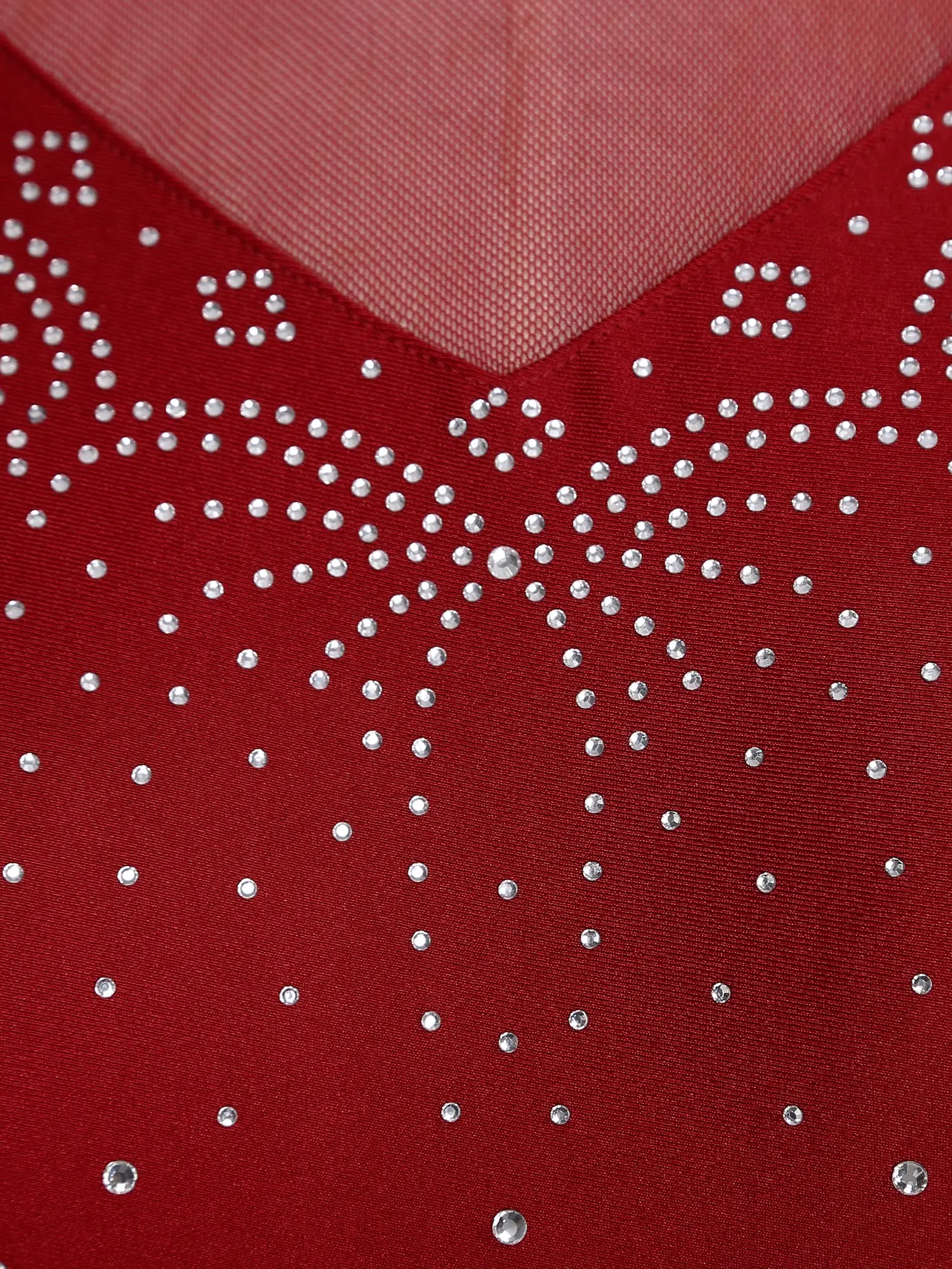 Frauen Ballett Gymnastik Trikot Eiskunstlauf Lyrical Latin Dance Kleid Ärmellose Strass Mesh Quaste Body Dancewear – Detail 31