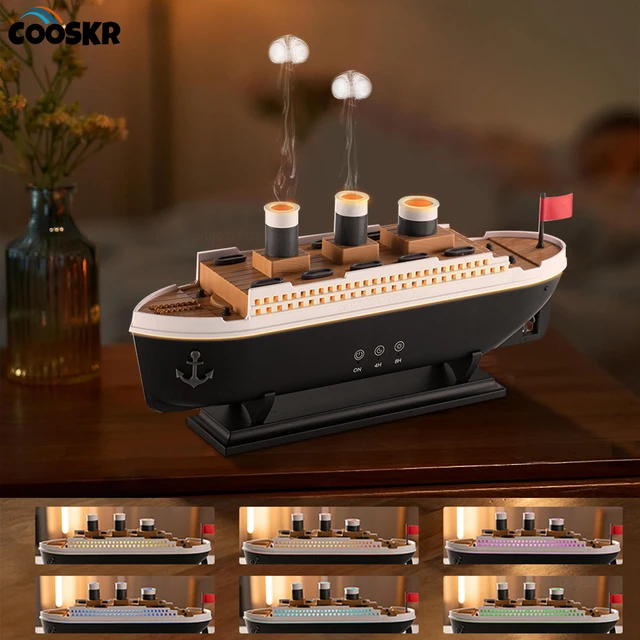 Electric Air Humidifier Essential Oil Diffuser Flame Light Mist Spray Aroma Humidifier Portable Fragrance Aromatherapy Diffuser 1