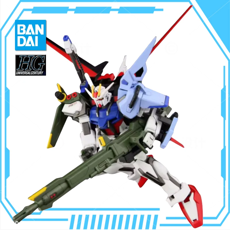 

BANDAI Anime HG 1/144 PERFECT STRIKE GUNDAM New Mobile Report Gundam Assembly Plastic Model Kit Action Toys Figures Gift